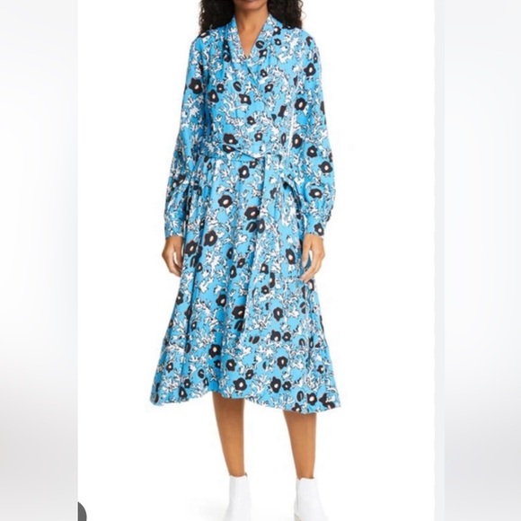 Stine Goya Reflection midi dress in Cosmos - Picture 1 of 15